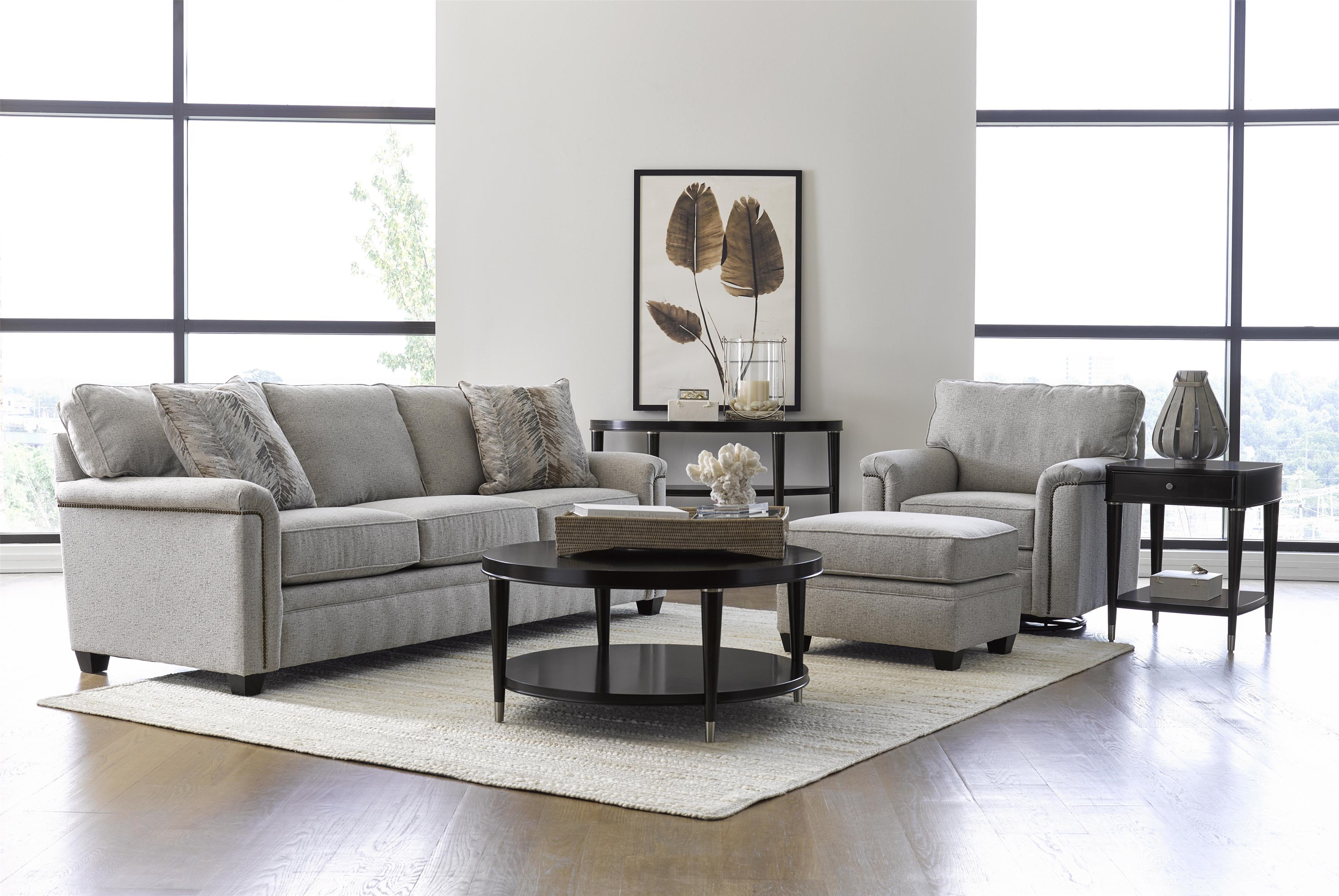 Stone & Leigh Furniture Warren 100743132 Sofa with Nailhead Trim